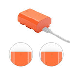 SmallRig 4969 NP-FZ100 USB-C Rechargeable Camera Battery orange