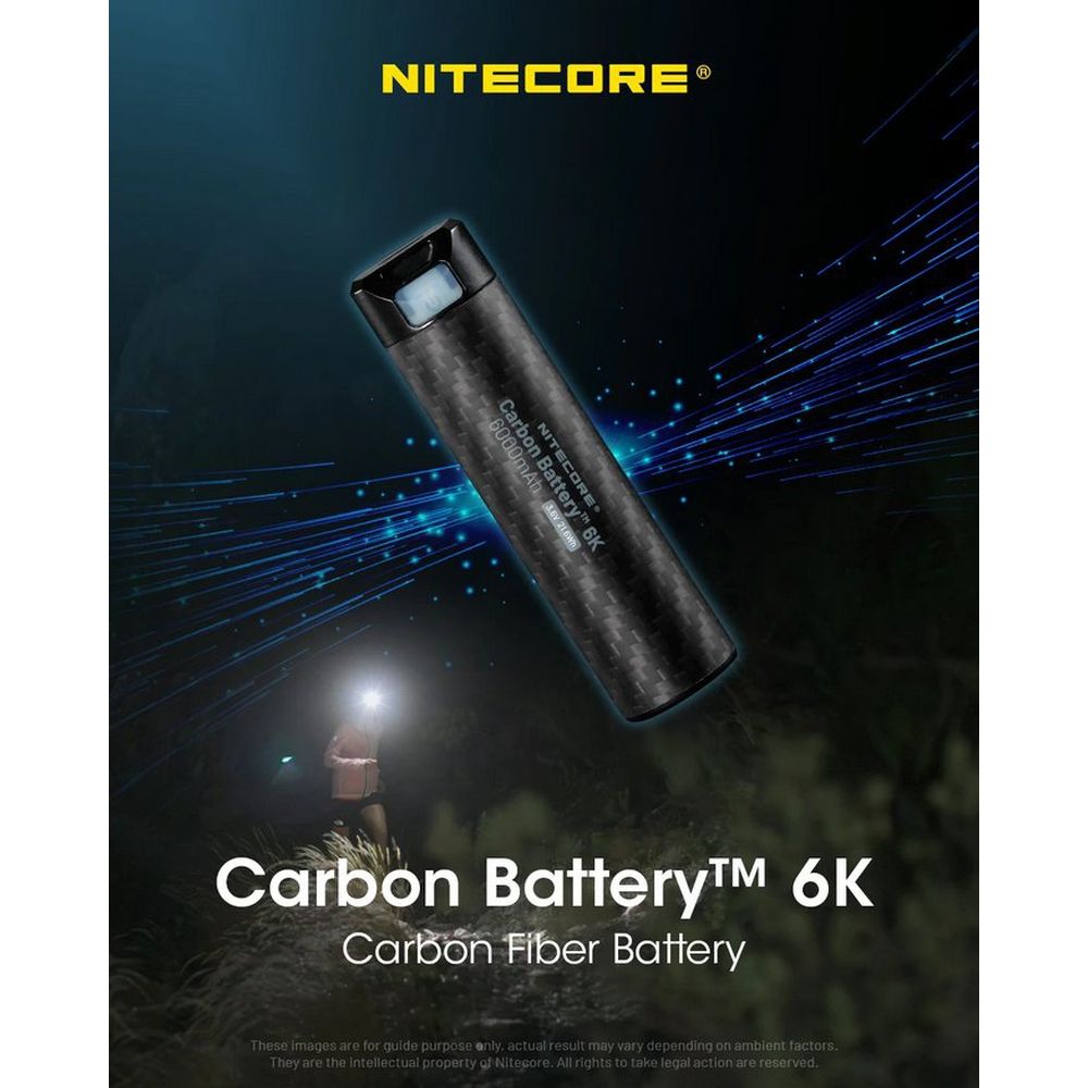 Nitecore Carbon Battery 6K