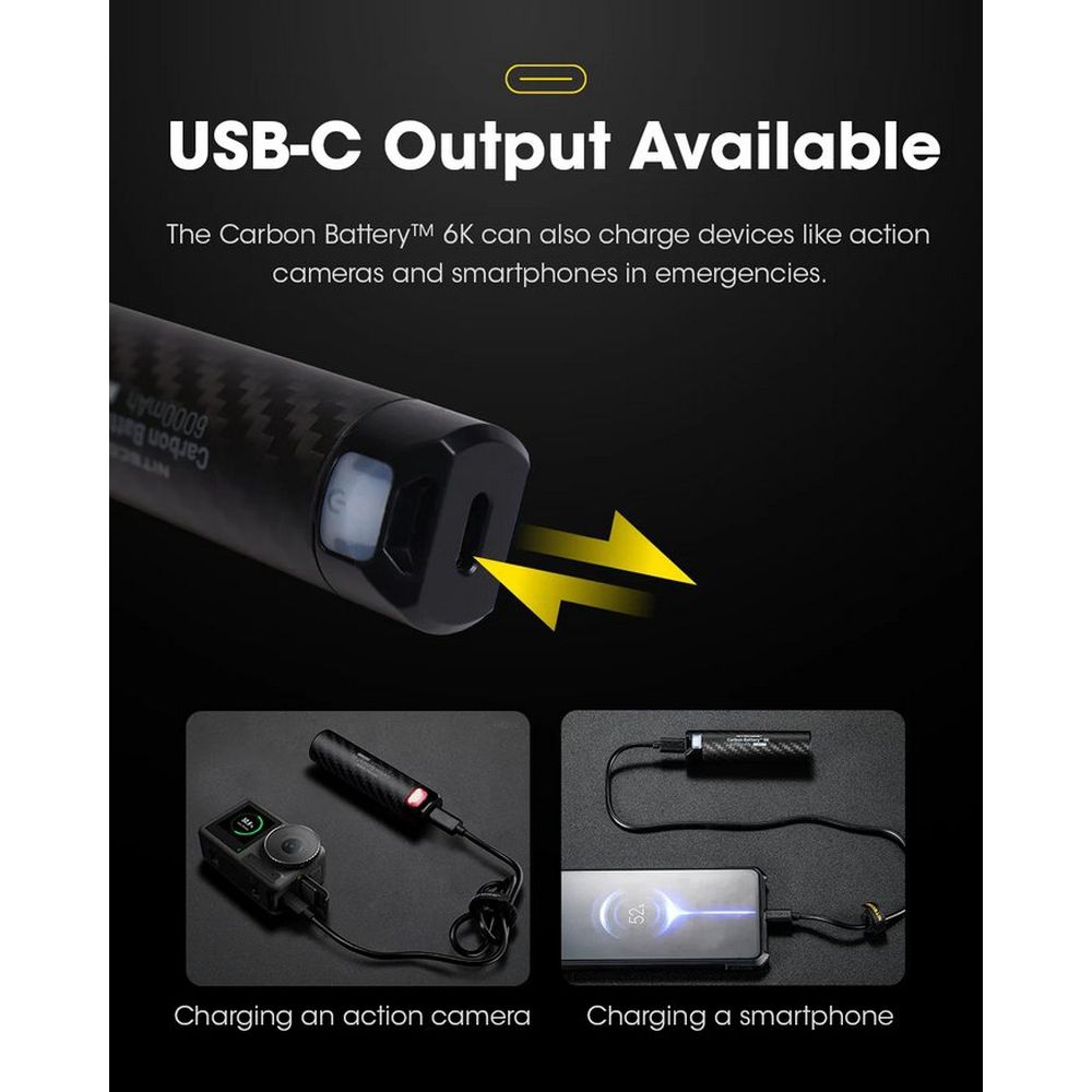 Nitecore Carbon Battery 6K