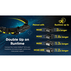 Nitecore Carbon Battery 6K Extended Headlamp Runtime Kit