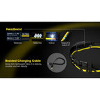 Nitecore Carbon Battery 6K Extended Headlamp Runtime Kit