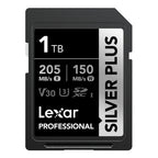 Lexar Silver Plus SD Card UHS-I V30 R205/W150 MB/s - 1TB