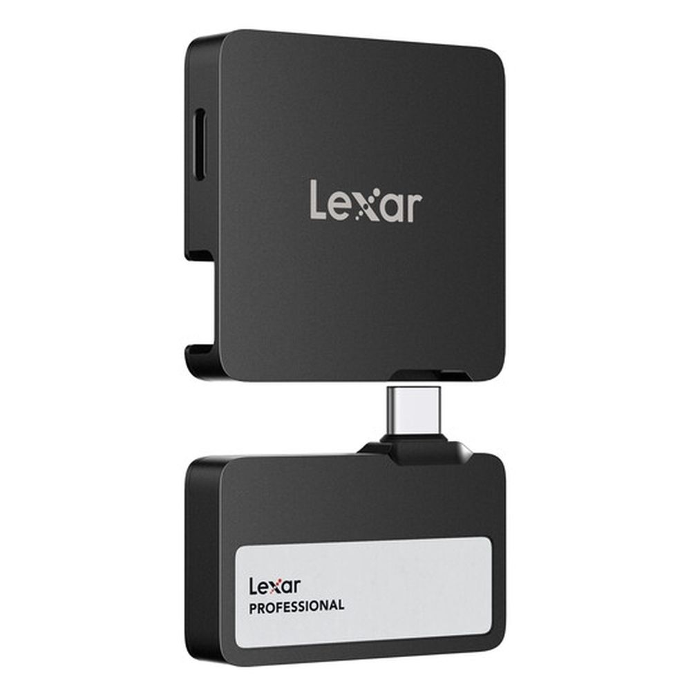 Lexar Go Portable SSD SL400 2TB including Hub black