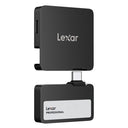 Lexar Go Portable SSD SL400 2TB including Hub black
