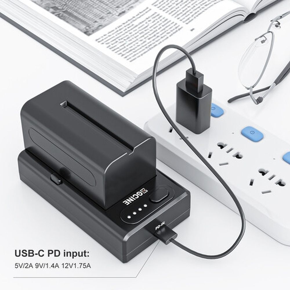 ZGCINE NPF battery Multi Use Charger Adapter with USB and D-Tap