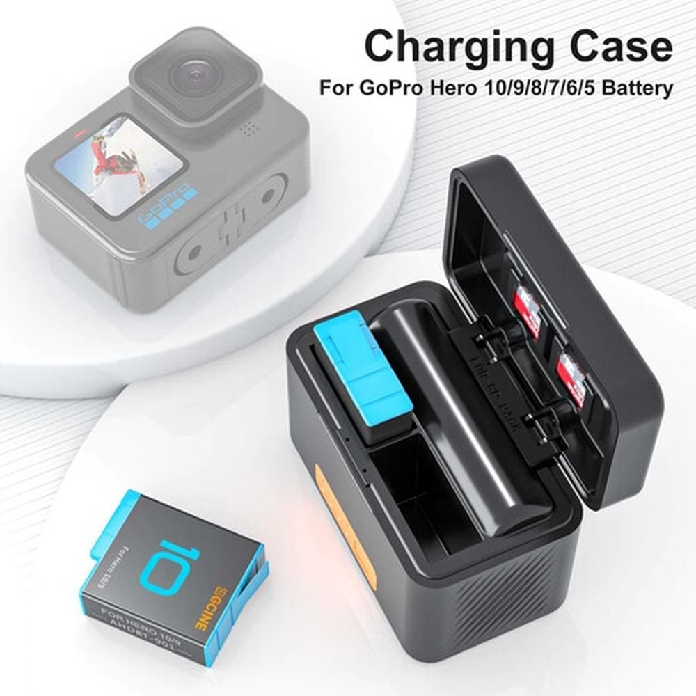 ZGCINE GoPro Battery Charging Case + 2x 901 Battery