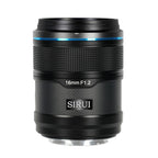 Sirui Sniper 16mm F1.2 APS-C/S35 Auto-Focus Lens (E Mount, Black, Carbon Fiber)