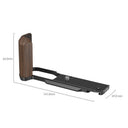 SmallRig 4802 Wooden L-Shape Grip for Nikon Z fc, black