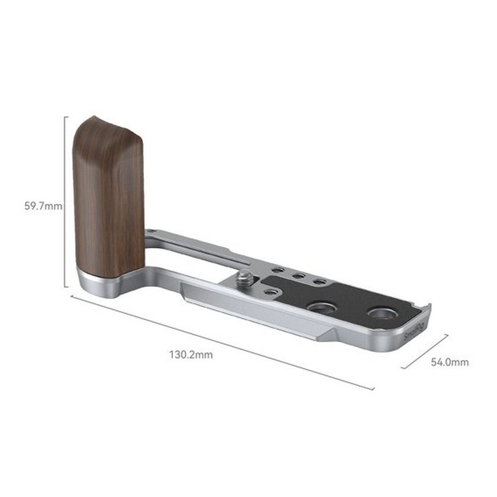 SmallRig 4804 Wooden L-Shape Grip for Fujifilm X100VI / X100V, silver