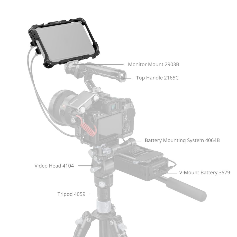 SmallRig 5030 Monitor Cage Kit for Atomos Shinobi II