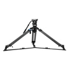 Sirui Twin-Leg Video Tripod 75mm Half-Bowl + VHS10 Professional Fluid Head