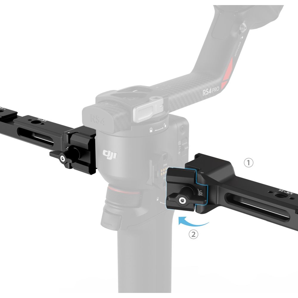 SmallRig 4327 Focus Control Dual Grip for DJI RS Series