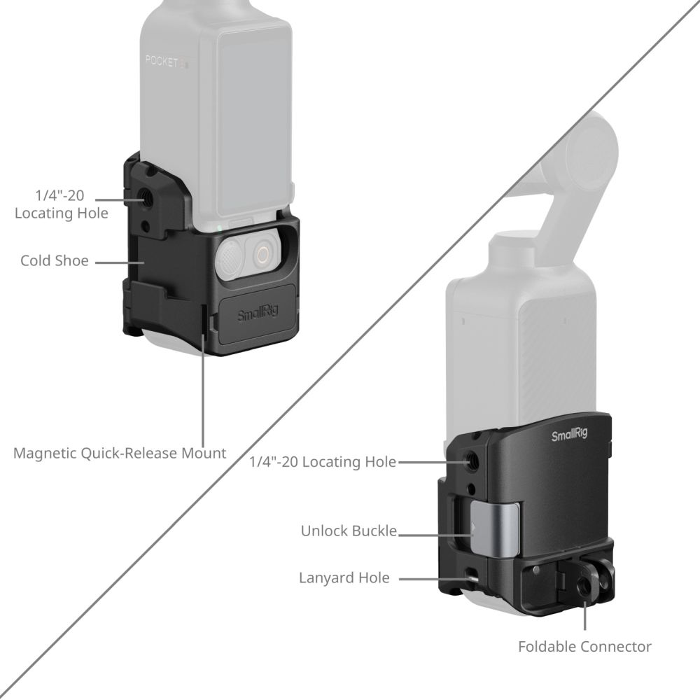 SmallRig 5072 Cage for DJI Osmo Pocket 3