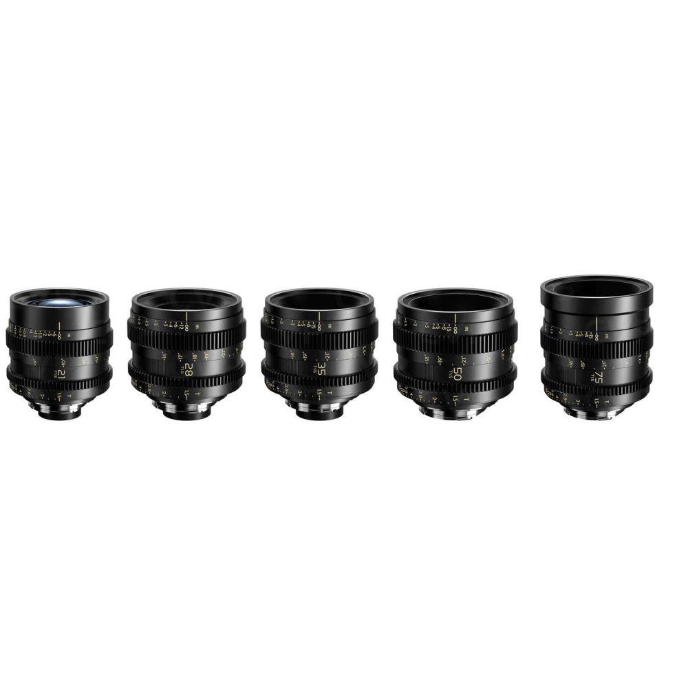 Thypoch Simera-C 21/28/35/50/75mm T1.5 Full-frame 5 lens kit for Sony E-mount