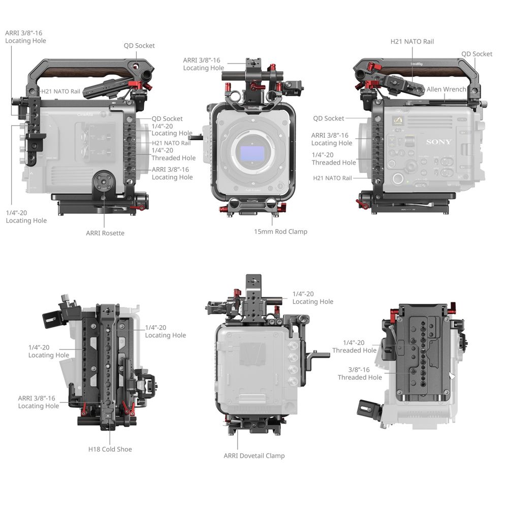 SmallRig 4571 Cage Kit for Sony BURANO
