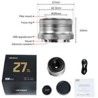 AstrHori 27mm f/2.8 II Nikon Z (APS-C) Autofocus silver