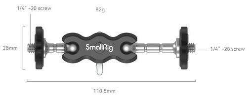 SmallRig 3238B Mini Magic Arm with Universal Ball Head