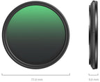 SmallRig 5169 Magnetic 67mm VND Filter ND64-ND400 (6-9 Stop)