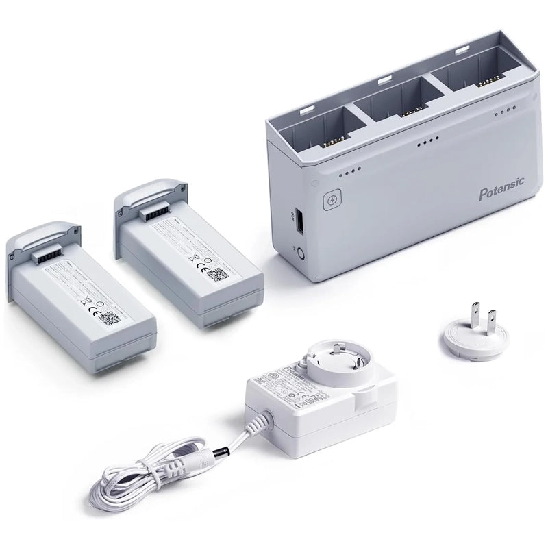 Potensic Atom Charging Hub + 2 batteries