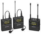 Sony Dual Channel UWP-D Kit. 1x URX-P41D/K33 & 2x UTX-B40/K33 transmitter