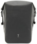NYA-EVO FJORD BIKE 28 Graphite Black 28L waterproof bicycle roll top pannier (2-pack)