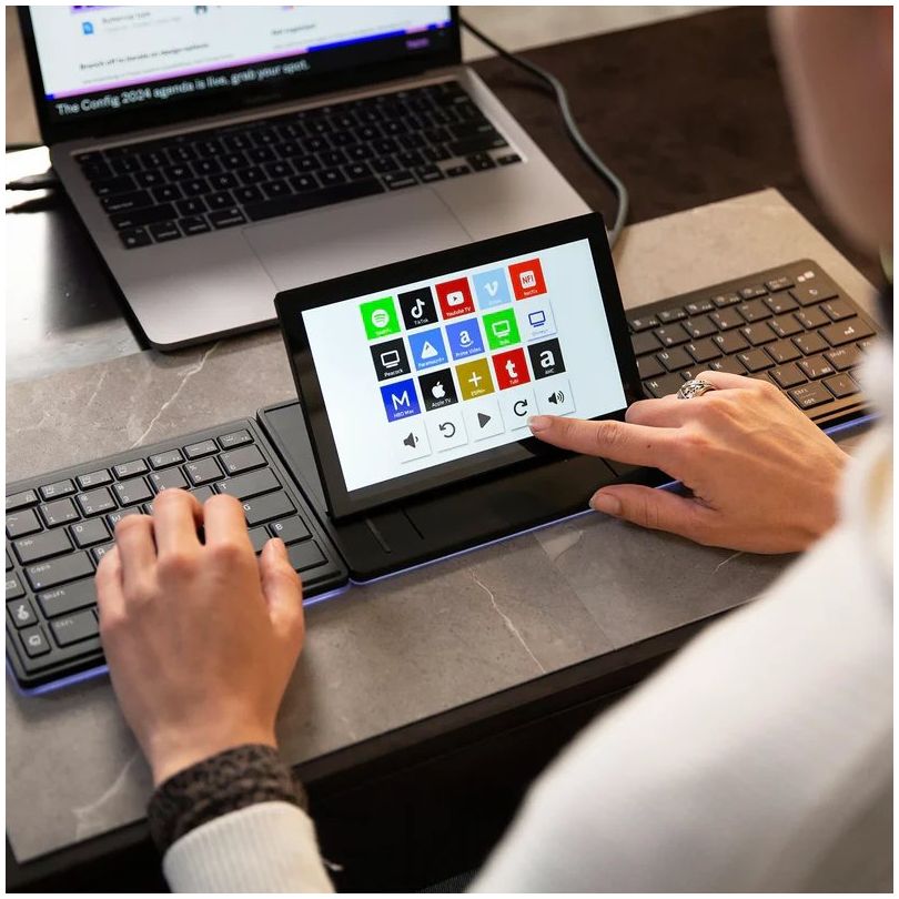 Mobile Pixels Tetra Keyboard