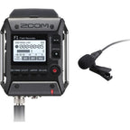 Zoom F1-LP Field Recorder with Lavalier Microphone + Carrying bag