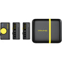 7RYMS iRay DW10 wireless microphone with 2 transmitters + Case, black