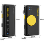 7RYMS iRay DW10 wireless microphone with 2 transmitters + Case, black