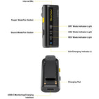 7RYMS iRay DW10 wireless microphone with 2 transmitters + Case, black