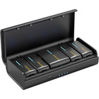 7RYMS iRay DW40 wireless microphone with 4 transmitters, black