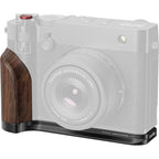 SmallRig 5266 L-Shape Mount Plate with Wooden Handle for Fujifilm GFX 100RF (black)