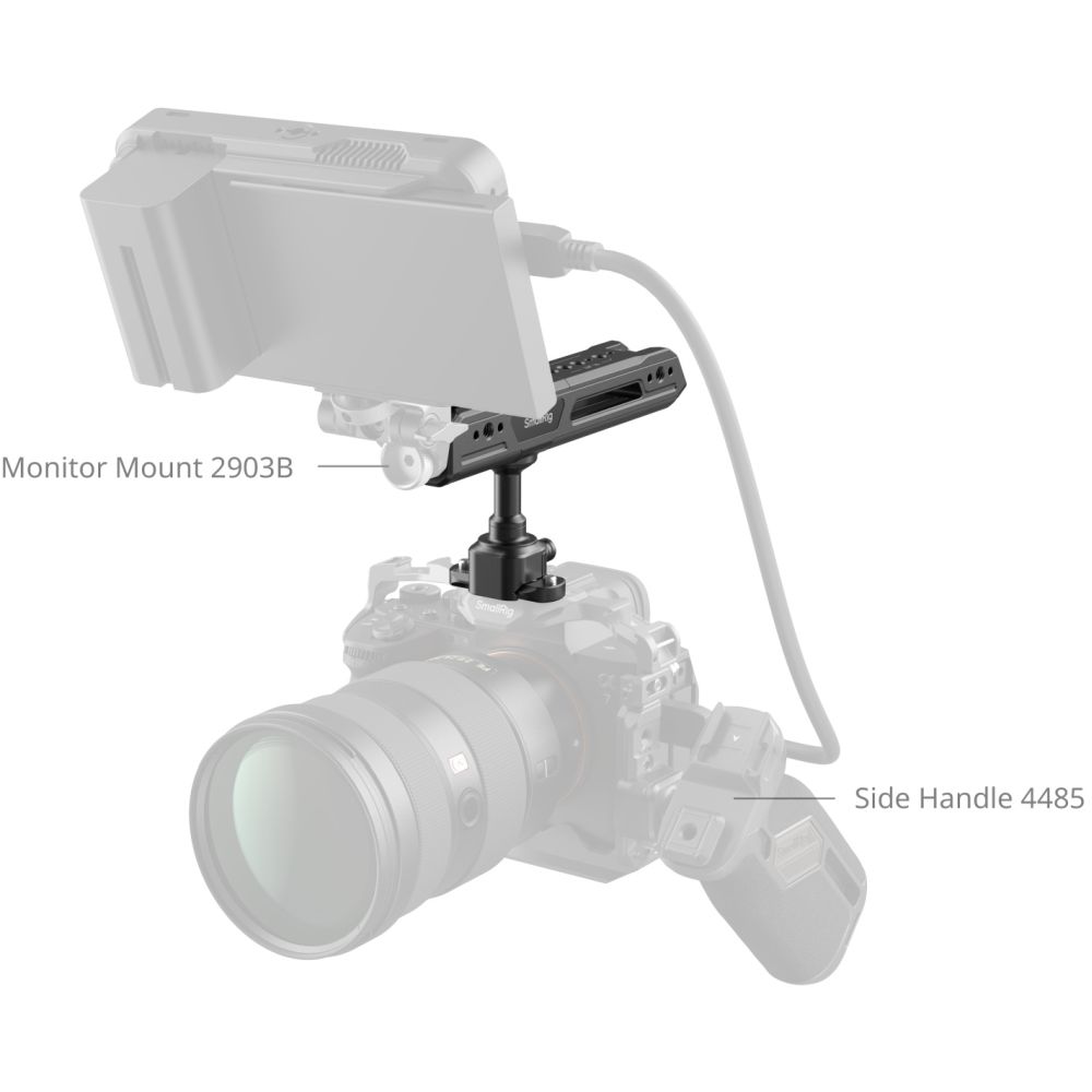 SmallRig 4152 Rotating Top Handle with NATO Clamp