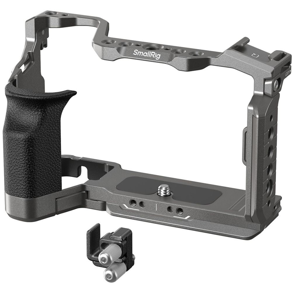 SmallRig 5198 "HawkLock" Quick Release Cage Kit with Silicone Handle for Sony Alpha 7C II / 7CR