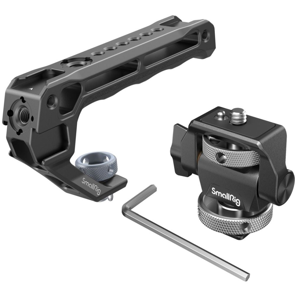 SmallRig 5322 Top Handle with Monitor Support Kit (Compatible with Cold Shoe)