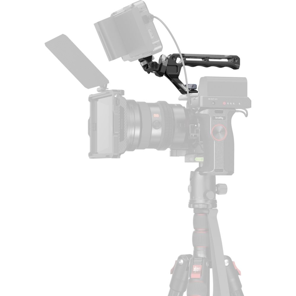 SmallRig 5323 Top Handle with Monitor Support Kit (Compatible with ARRI 3/8"-16 screw)