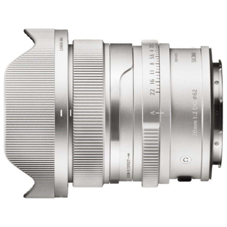 SIGMA 20mm f/2 DG Contemporary L-mount - Silver