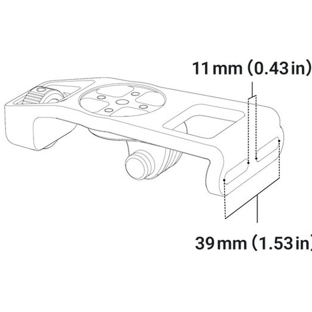INSTA360 Bike Computer Mount (Independent Handlebars)