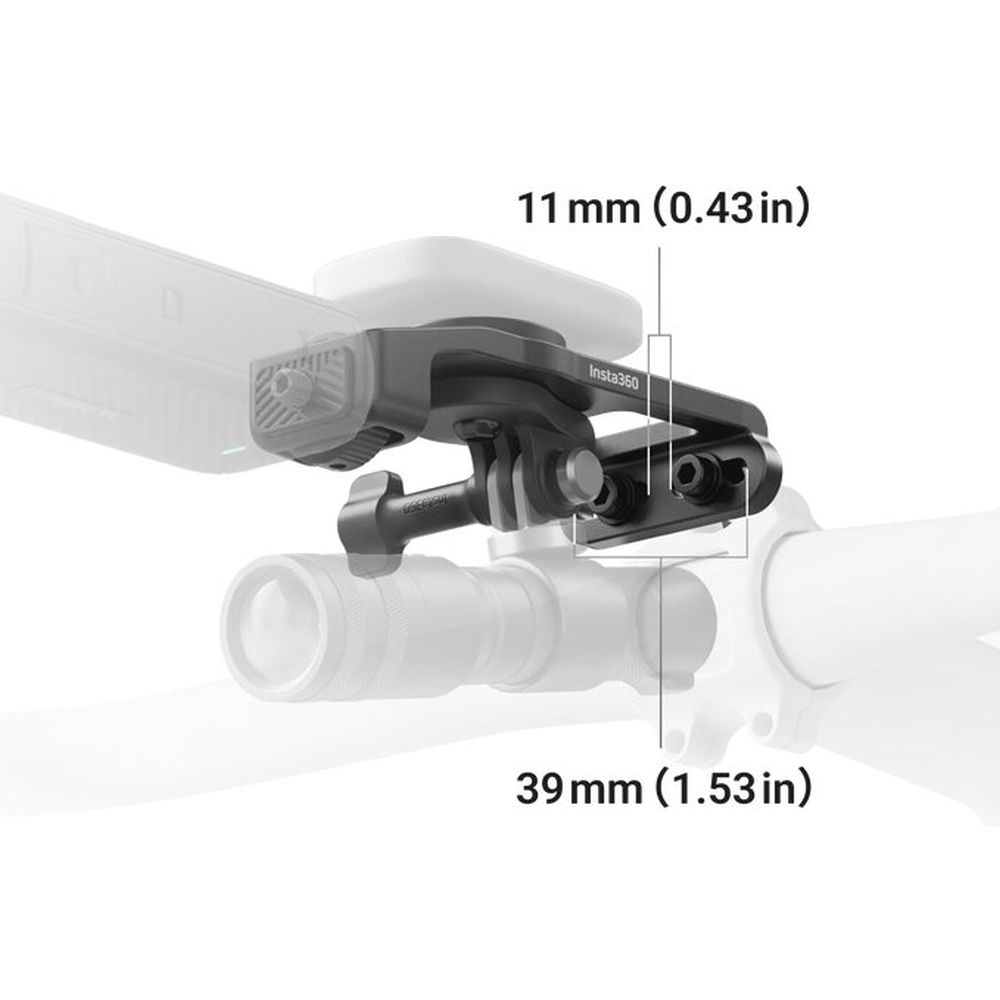 INSTA360 Bike Computer Mount (Independent Handlebars)