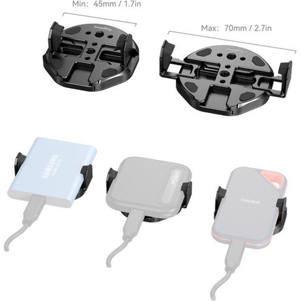SmallRig 5157 Attachable Phone Clamp for External SSD