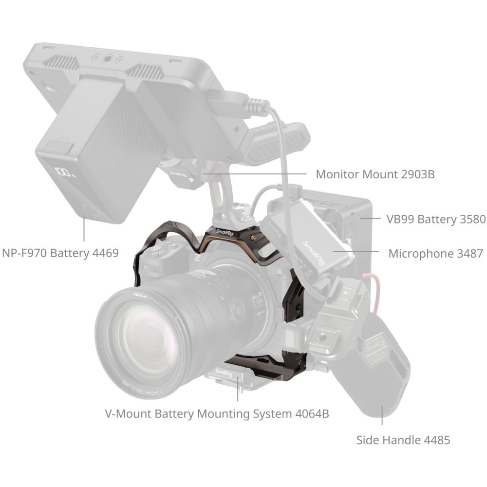 SmallRig 5258 "Night Eagle" Cage for Nikon Z5II / Z7 / Z6 / Z7II / Z6II / Z5
