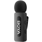 Boya BY-V10 V2.0 Wireless Lavalier Microphone for USB-C - 1 x TX and 1 x RX