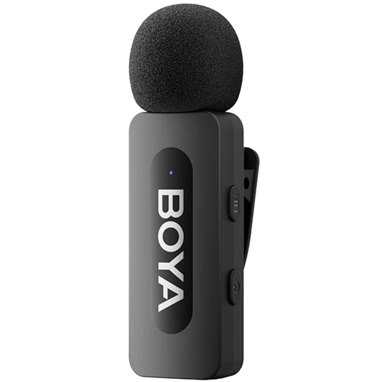Boya BY-V10 V2.0 Wireless Lavalier Microphone for USB-C - 1 x TX and 1 x RX