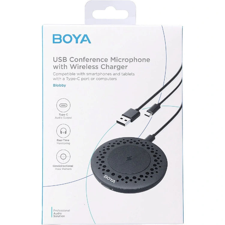 Boya Blobby Conference Microphone with Wireless Charger