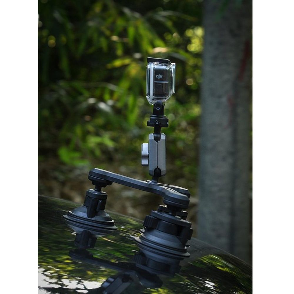 Leofoto LAC-05 Action Camera 3-suction cup mount