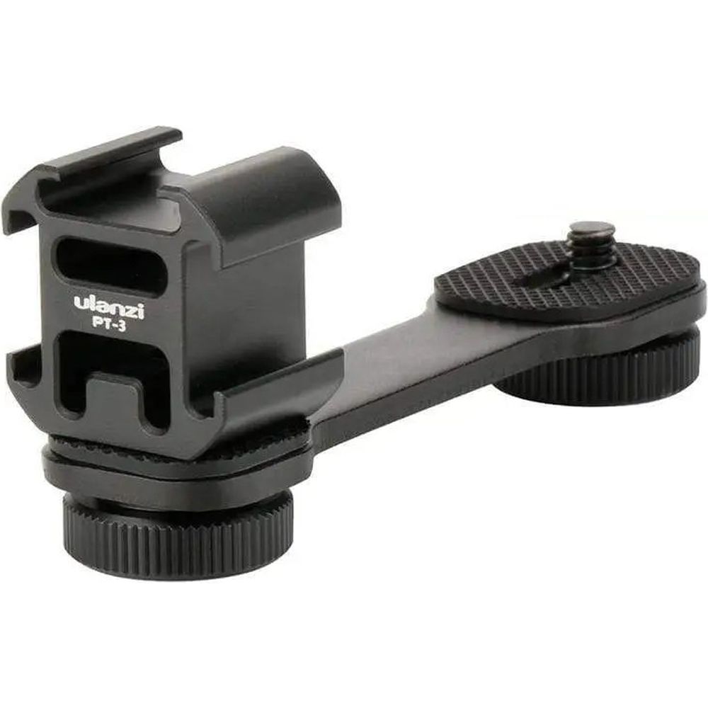 Ulanzi PT-3 Triple Cold Shoe Mount with extender