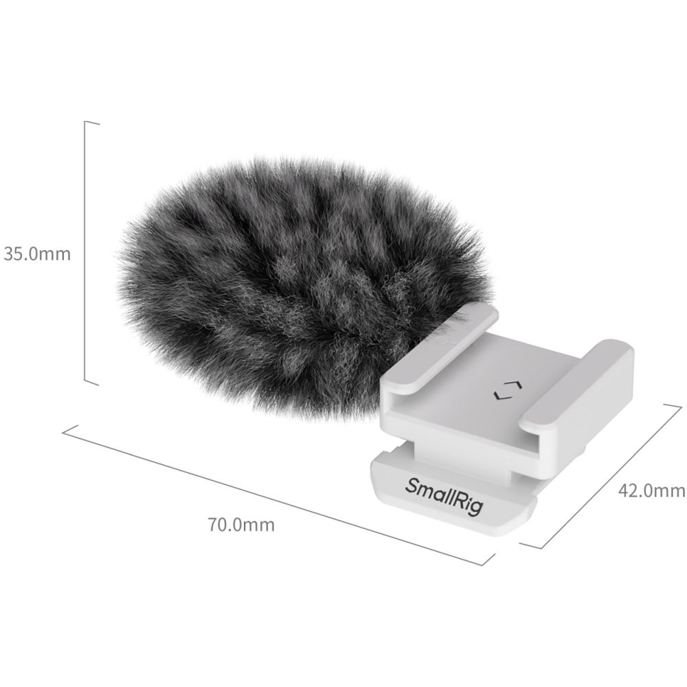 SmallRig 5434 Furry Windscreen Kit for Canon EOS R50 V (2pcs)
