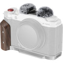 SmallRig 5261 L-Shape Mount Plate with Wooden Handle for Fujifilm X-M5, silver