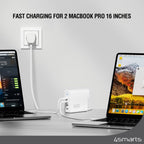 4smarts Flex Pro Desktop Charger 200W 4x USB-C + Worldwide Travel Adapter