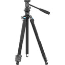 Sirui Landscape Carbon Tripod Kit L-224FL + KV-5 Video head (with Flip Lock)